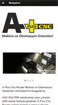 Mobile Screenshot of apluscnc.com
